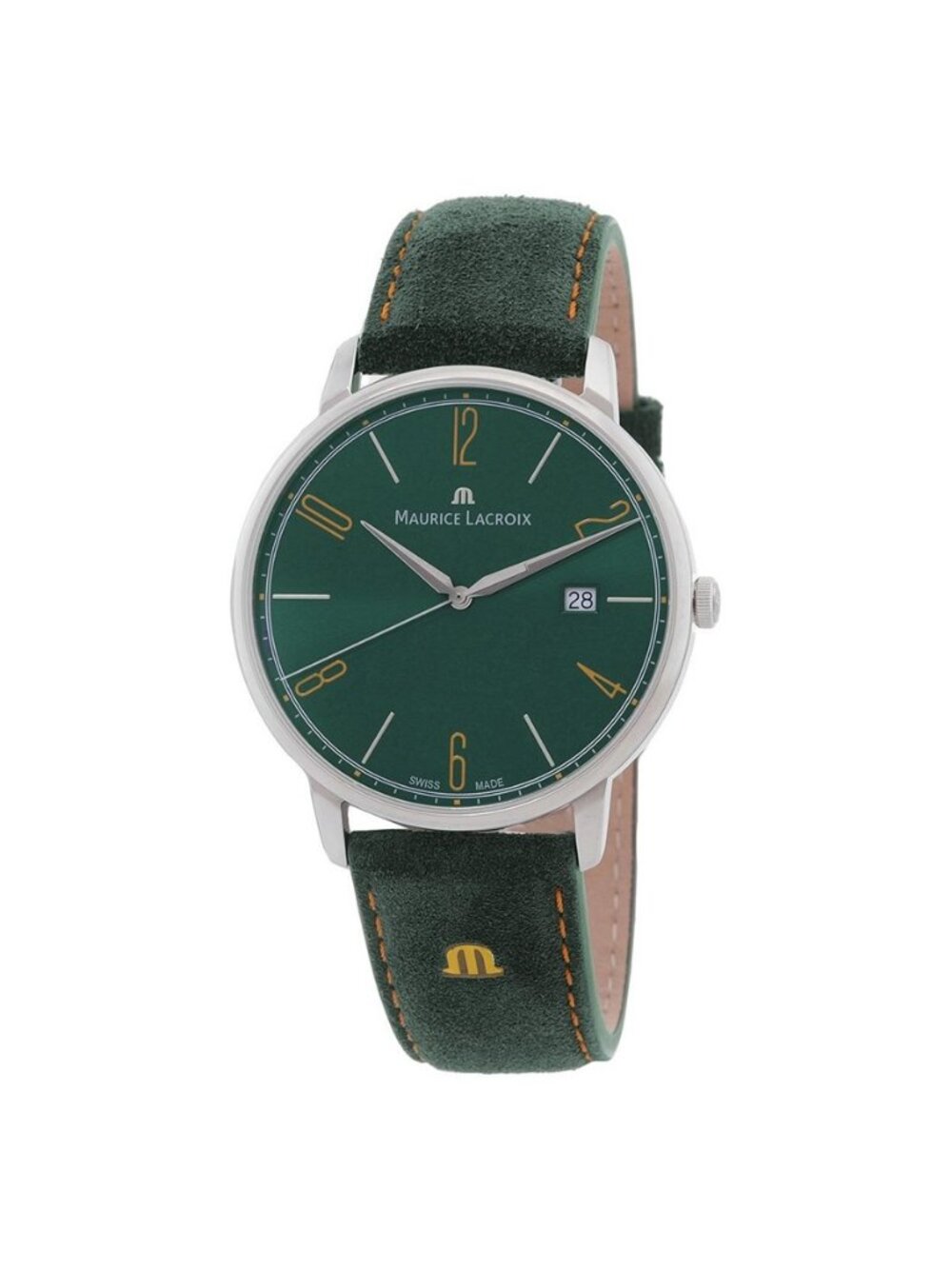 NWT Authentic Maurice Lacroix Eliros Quartz Green Dial Unisex Watch